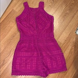 Magenta Romper